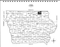 Iowa State Map , Howard County 1981